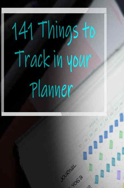 141 things to track planner